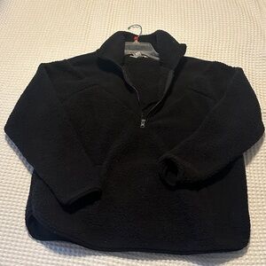 Time and Tru Black Fleece Jacket